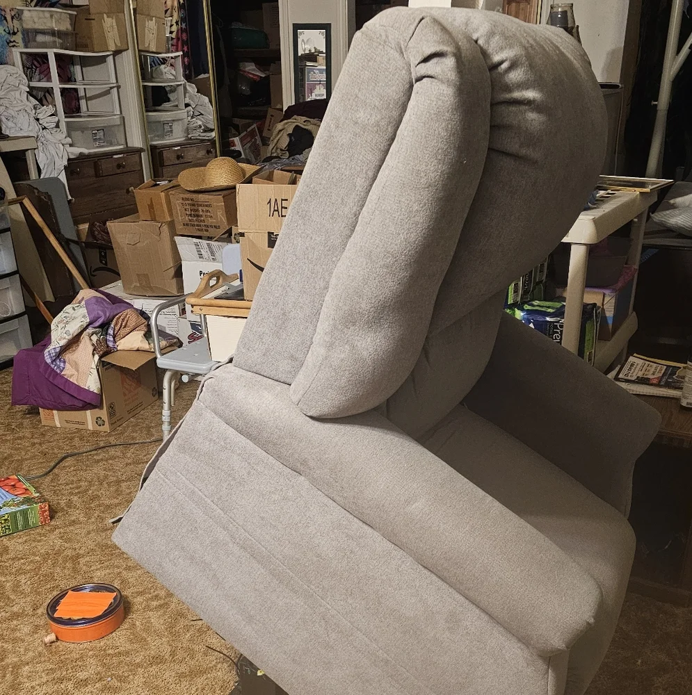 Elderly Easy Lift Grey Chair